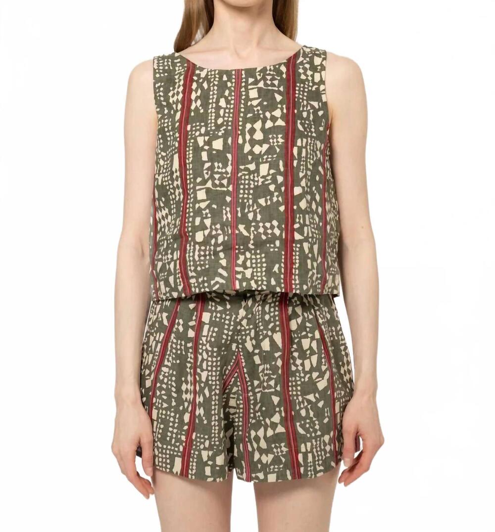NEW BEL KAZAN lior top in sage mirage